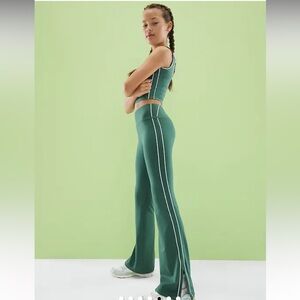 NWT Athleta High Rise Chit Chat Split Flare Pants Size 14(XL)